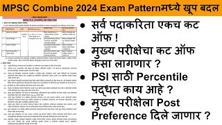 MPSC Combine 2024 Notification  MPSC Exam Information  MPSC Combine Form Filling 2024  MPSC [upl. by Norita]