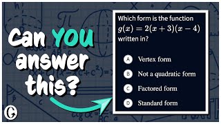 Understanding forms of a Quadratic Function [upl. by Allred613]