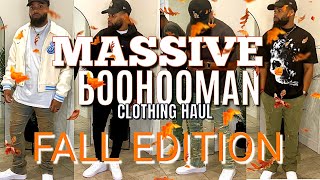 MASSIVE BOOHOOMAN CLOTHING HAUL  Try  On  FALL FASHION TRENDS [upl. by Tiny]