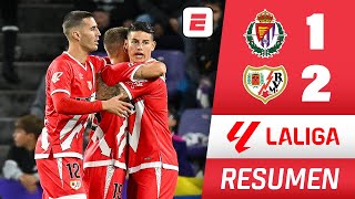 RAYO VALLECANO de JAMES RODRÍGUEZ GANÓ 21 vs VALLADOLID y vuelve a la victoria  RESUMEN  La Liga [upl. by Jeavons]