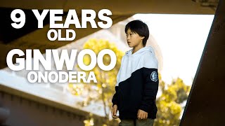 9 Years Old Japanese Skateboarder  Ginwoo Onodera [upl. by Irehj]