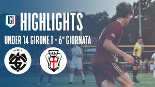 Highlights SpeziaPro Vercelli U14 Pro Girone PiemonteLiguria 6 giornata stagione 202324 [upl. by Yrotciv]