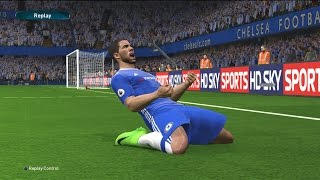 Chelsea vs Middlesbrough  Premier League 201617  Full Match  Pes 2017 [upl. by Kcirdnek]