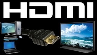 Connect Computer to TV With HDMI With AUDIOSound [upl. by Fortunna]