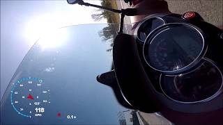 PIAGGIO BEVERLY 350 ST ACCELERATION 0 TO THE TOP SPEED [upl. by Latoyia356]