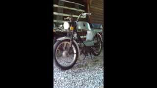 1980 Batavus moped cold start [upl. by Atrebor]