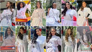 El Desfile de Carrozas de las Candidatas a Reina Internacional del Café 2024 🌟👑 [upl. by Asirak]