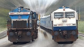 Unlimited CROSSING Trains  INDIAN RAILWAYS [upl. by Sansen375]