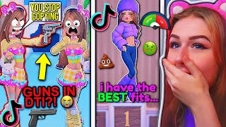 FUNNY Dress To Impress TIKTOKS That Are UNHINGED and cute outfits lol  ROBLOX [upl. by Ecyoj]