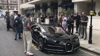 YouTuber Lord Aleem SWARMED By A Gang Of Car Spotters In His 29 Million Bugatti Chiron In London [upl. by Annav399]