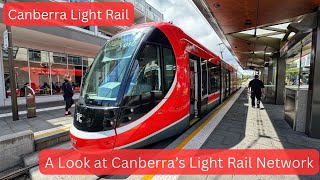 Canberra Light Rail Vlog 1 A Look at Canberras Light Rail System [upl. by Wilton]