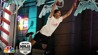 Ethan Bartnicki Brings Explosive Power  NBCs American Ninja Warrior [upl. by Alinna]