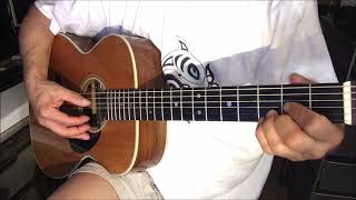 moon shadow cat stevens fingerstyle acoustic bad recording see next [upl. by Caine]