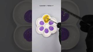 Lavender VS random ColorsASMR color mixing 🎨 satisfying colormixing mixedcolors [upl. by Marjana]