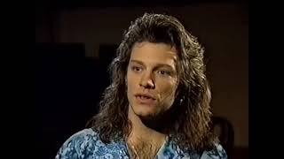 Bon Jovi MTV News Clip  Count Basie Christmas Shows 1991 [upl. by Euqinobe]