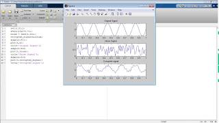 Effect of Noise over Signal in MATLAB [upl. by Benoit]