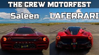 The Crew Motorfest  Saleen S7 TwinTurbo vs Ferrari LAFERRARI  Drag Race [upl. by Ardin]