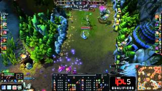 4Nothing vs unRestricted  Game 1  IPL5 NA Qualifier  League of Legends [upl. by Arodnap]