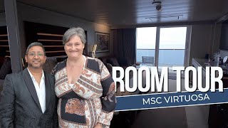 MSC Virtuosa  Tour of Accessible Stateroom 15039 [upl. by Rj469]