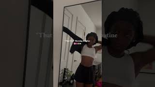 thatgirl makeup morning wellness wellnessgirl blackgirlmagic minivlog morningvlog grwm [upl. by Odlanyer600]