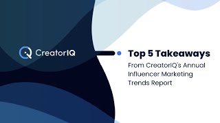 The Top 5 Influencer Marketing Trends Driving ROI in 2023 [upl. by Norga]