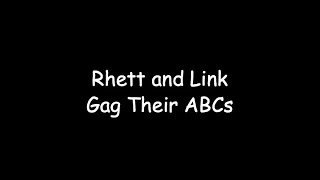 Rhett and Link gag their ABCs [upl. by Esilrahc]