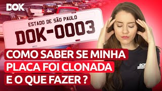 Placa clonada O que fazer [upl. by Ariad]