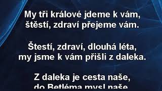 My tři králové  Koleda Karaoke tip [upl. by Ettenot]