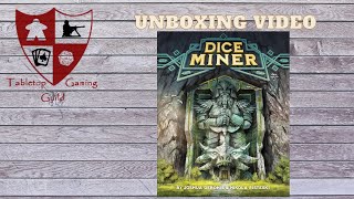 Dice Miner Board Game Unboxing [upl. by Ahsienyt]