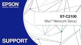 WorkForce STC2100  Mac Network Setup [upl. by Adnovay]