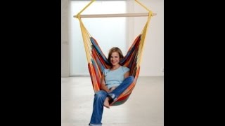 How to Make a Swinging Hammock Chair [upl. by Yddur]