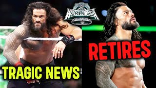 Roman Reigns Officially Retires After Losing To Cody Rhodes At WWE WrestleMania 40 Night 2 [upl. by Wilona]