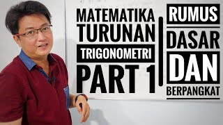 Matematika kelas XII  Turunan Trigonometri part 1  Rumus Dasar dan Berpangkat  2022 [upl. by Kurman]