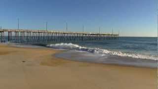 Hatteras Island Beach Report  121812  Rodanthe Pier NC [upl. by Zeitler]