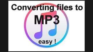 Converting iTunes music to mp3 files  EASY [upl. by Aiyotal689]