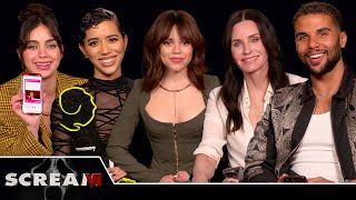 The Cast Of Scream VI Finds Out Which Original Characters They Are [upl. by Elleunamme]