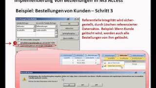 DB0501SU Datenbanken LE05 Beziehungen im Relationalen Modell 08 Implementierung von Beziehugnen [upl. by Pasquale995]