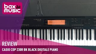 Casio CDP230R BK Black Digitale Piano Review  Bax Music [upl. by Elayne]