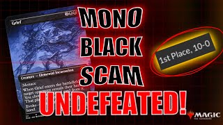 Undefeated Modern Challenge Deck  Mono Black Scam  MODERN  MTG [upl. by Onej936]