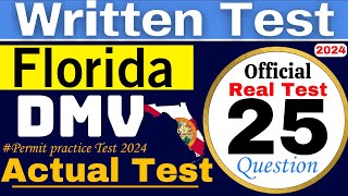 Florida DMV Written Test 2024  DMV Practice Test  DMV Permit Test Questions and Answers [upl. by Gone35]