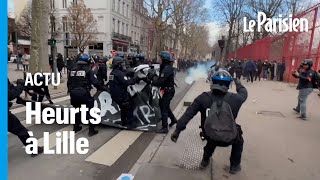 Zemmour à Lille  des heurts en marge de la manifestation pour dire «non au racisme» [upl. by Cotter]