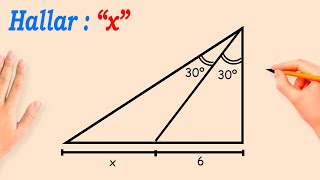 Hallar “x”  Congruencia y Semejanza de triangulos  ejercicios [upl. by Oglesby]