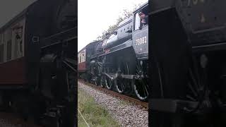 73082 Camelot on route to Horsted Keynes 131024 [upl. by Enomyar]