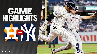 Astros vs Yankees Game Highlights 5824  MLB Highlights [upl. by Oicnerual]