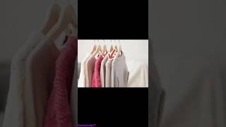 Closet Organization Hacks Two Easy Ways to Hang and Organize Clothes shorts [upl. by Nyvlem]