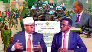 Daawo Goaanka Dowladda Somalia Uu kudhawaaqay Wasiir Fiqi Ee Saarista Atmiss iyo UN [upl. by Arac]