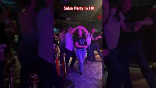 Salsa party in Hong Kong Lan Kwai Fong K97 香港 薩爾薩舞派對 蘭桂坊 K97 Violin Leung Sir Salsa dance [upl. by Kumler986]