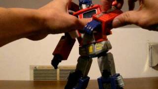 Chinese review 72 變形金剛玩具介紹之20th Anniversary Optimus Prime Part II [upl. by Arolf501]