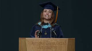 WGU 2024 Cincinnati Commencement  School of Business amp School of Technology  Grad Speaker Shelby [upl. by Eliga22]