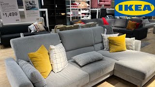 IKEA SOFA COUCHES SECTIONALS AND SLEEPER SOFAS IN STORE WALKING winter sale 2023 [upl. by Chaudoin]